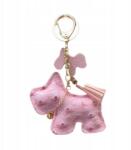  Kulcstartó Bőr Kutya Rózsaszín Rojt (BRL355)