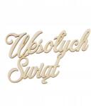 Klepkomania Wesolych Świąt felirat, karácsonyi dekoráció (BST126)