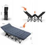  Atorpok Shop Összecsukható Kemping Turista Ágy 190x70 CM (DX-2)