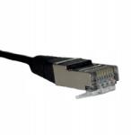 NETRACK Patchcord RJ45, kat. 6 Ftp F/utp, 10m, Netrack, fekete (BZPAT106FK)