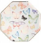 Meri Meri Papírtányér pillangókkal, 8 db, Meri Meri, asztali dekoráció