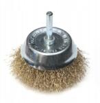 Dedra Drótkorong Kefe Fúrógépre, Elöl Mosott Réz (F32-050)