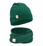 Bubalove Sapka Késkötény Szett Csecsemő Sapka Fiúnak Tavaszi Zöld 36-4 (Czapka i komin wiosna jesień zielony Wn0)