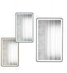 Granitan Téglalap alakú, megvilágított tükör 60x100 energiatakarékos Led Mensa (MENSA21609)