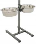 TRIXIE Fém tál szett állványon, állítható (408410)
