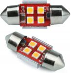 Interlook C5W 4 Led 3535 Canbus 12V 31 mm Narancssárga