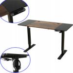 HDWR Elektromosan Állítható Íróasztal, Elegáns, Masszív, Kábeltartó Polccal (deskTOP-24)