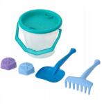 IKEA Homokozó Szett strandra Átlátszó Vödör Lapát Gereblye Formák (805.663.39)