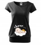 Przyszła Mama Kismama Blúz Nyomott Mintás Rövid Ujjú Női Kismama Póló Print