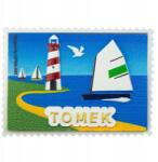  Névre szóló mágnes postabélyeg formában, tengeri motívummal Tomek (310003512)