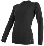 Sensor DF Merino Wool h. ujjú női póló L / fekete