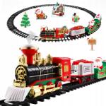  Karácsonyi Vonatszett Elektromos Játék Hangfénnyel Gyerekeknek (CHRISTMAS TRAIN SET)