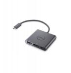 Dell Adapter Usb-c-hdmi Dp Átalakító Tápellátás Videó Kép (DBQAUANBC070)