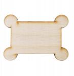 Loveart Fa tábla dekoráció rétegelt lemezből Loveart No. 4 Decoupage dekoráció (LVSK-1512)