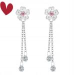  Könnyű, luxus, kifinomult rojtokkal díszített fülbevaló nőknek, S925 ezüst, ezüst