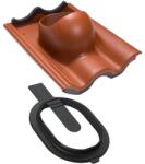 Vilpe betoncserép click átvezető elem, téglavörös (360049)