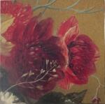 Home Accents Kép Dibond keretben 20x20 cm Piros Virág (119732)