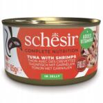 Schesir Nedves macskaeledel Schesir Adult zselé tonhal garnélarák 85g