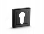 Veramet Kilincstárcsa fekete ajtó rozetta betétnyílással (36719)