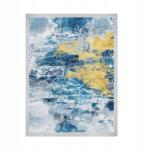  Absztrakt plakát modern stílusban 21x29, 7 cm ezüst keret (MP1-0007_21X29,7,039)