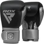 RDX L2 Mark Pro Sparring Boxing Gloves Hook and loop Black / Golden SILVER (16oz) - RDX