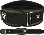 RDX X3 6 INCH Weightlifting Neoprene Gym Belt ARMY GREEN (S) - RDX