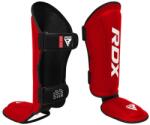 RDX T1 Black Shin Instep Guards RED/WHITE (M) - RDX