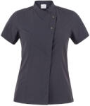Giblor's Megan - Szupervékony Sötét Szürke Női Rövid Ujjú Szakácskabát (23p08g218-119)