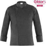 Giblor's Szakácskabát - RAUL - fekete (22p08g323)