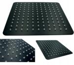 Granitan Négyzet Alakú Zuhanyfej Fekete Slim 25 Fém (DESZCZOWNICA20138)