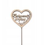 Klepkomania szív alakú tortadísz a Szeretett Nagyonkának (BSTP597)