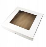  21x15x3cm Ablakos doboz négyzet Fehér 5 db-os szett