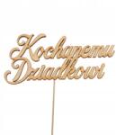 Klepkomania topper tortára "szeretett Nagyapának" felirattal (BSTP123)