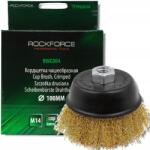 Rockforce Sárgaréz fejkefe puha sűrű 100 m M14 Rockforce csiszológépekhez (29658)