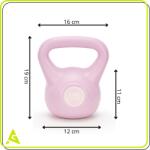 SPRINGOS ActiGet Kettlebell 2kg - rózsaszín (ACT0088)