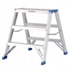 Lemar Kétoldalas 3 lépcsős alumínium létra Big Step Lemar 023103 (023103)
