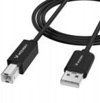 Wozinsky Kábel nyomtatóhoz, szkennerhez Usb-b Usb-a 480Mb/s 1m fekete (5907769376627)