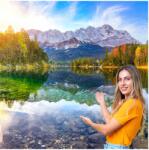 InDecoria 3D Fotótapéta Hálószobába Nappaliba Hegyek, Erdő, Természet, Tájkép 196x260 cm F GLNK02 (196x260 F GLNK02)