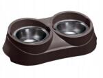 Ferplast Duo Feed 01 Állvány tálakkal barna (8010690068244)