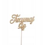 Klepkomania topper torta felirat: "Tarts ki! (BSTP540)