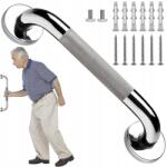  Fürdőszobai fogantyú kapaszkodó idősek számára Mozgáskorlátozottak számára Ezüst polírozás (UCHWYTY ŁAZIENKOWE ZESTAW 2 SZT)