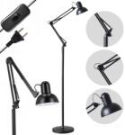 Kobi Light Álló lámpa E27 rajzos fekete Állítható éjszakai (KLLATCZ)