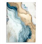 BELATONI Fali poszter nappaliba Márvány glamour, arany 40x30 cm Különböző minták (MAR)