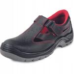 CERVA Férfi Munkavédelmi Szandál Orral Bőr Munkavédelmi Légáteresztő Nyári S1 Bonn 42 (BONN)