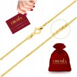  Gyönyörű Arany Női Lánc 65 cm Ezüst Finom Nyaklánc Ezüst 925 (Łańcuszek złoty NASZYJNIK PEŁNY SKRECANY 585)