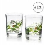 Mondex 6 db-os idill pohár szett 420ml Növényi motívum (HTID1305-PROM)
