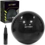 Springos ActiGet Fitness labda Pumpával 75cm - Fekete (ACT0146)