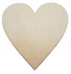 Kreatywne Myślenie Dekorációs fa szív Eko rétegelt lemezből, decoupage, scrapbook alap, 30 cm (20187)