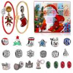  Adventi naptár ékszerek charms karkötők gyöngyök (JPM-58)