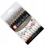 Sakura Pigma Micron Sakura vékonyceruza készlet 9 db-os színes precíziós (POXSDK059)